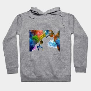 Rock climbing couple Hoodie